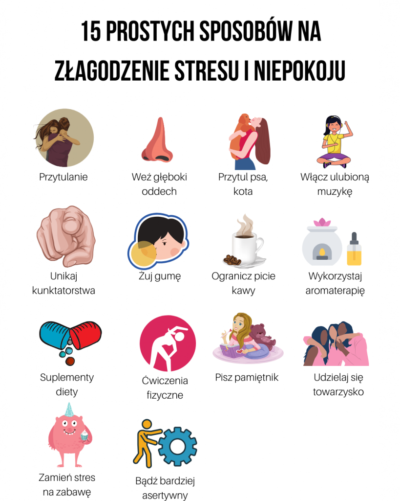 15 Prostych Sposobów Na Złagodzenie Stresu I Niepokoju Motywator Dietetyczny 0171