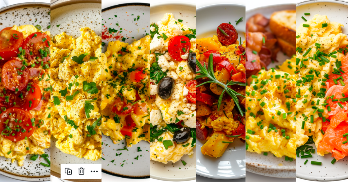 Nigdy więcej nudnych śniadań! Odkryj jajecznicę na 10 szalonych sposobów