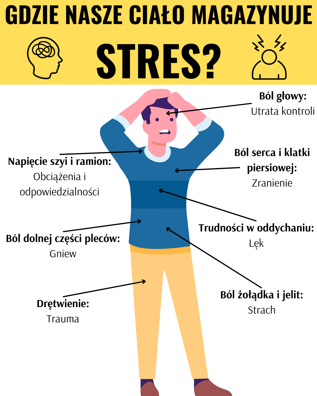 Stres pod mikroskopem: odkryj, gdzie Twoje ciało go przechowuje