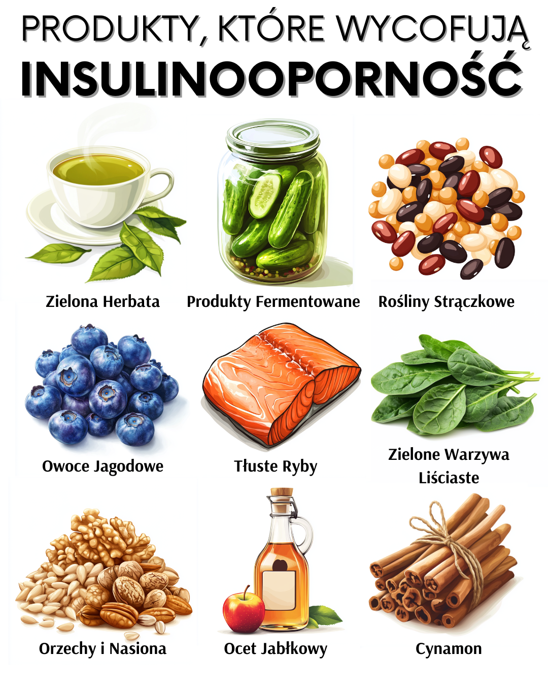 Zdrowa dieta kontra insulinooporność: Co powinno znaleźć się na talerzu?