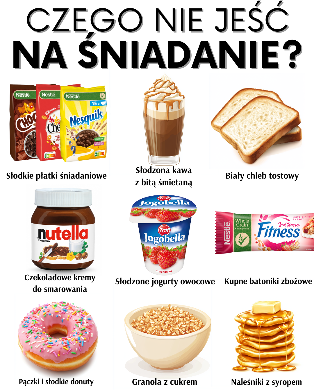 Czego nie jeść na śniadanie? – 9 najczęstszych pułapek