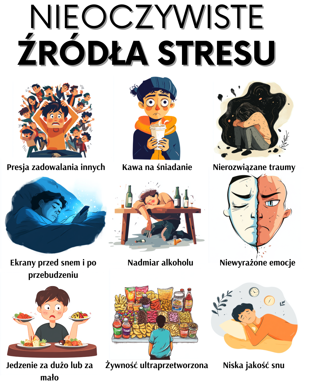 Nieoczywiste źródła stresu – jak je rozpoznać i sobie z nimi radzić