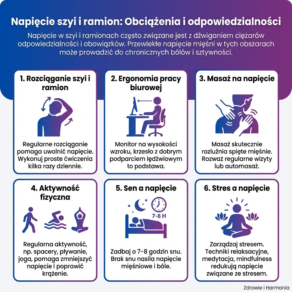 Napięcie szyi i ramion: Obciążenia i odpowiedzialności
Napięcie w szyi i rami...
