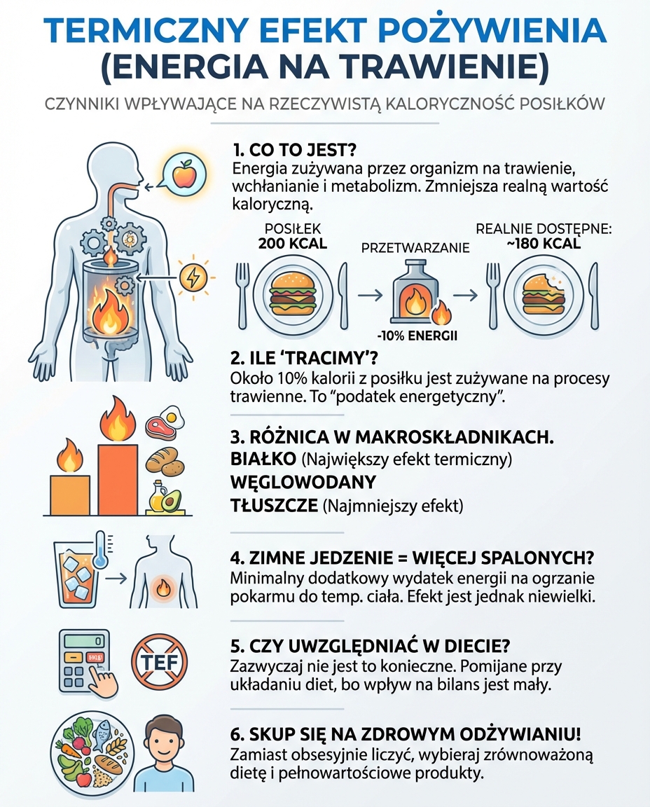 Termiczny efekt pożywienia
Czynności służące samemu przetworzeniu żywności w ...