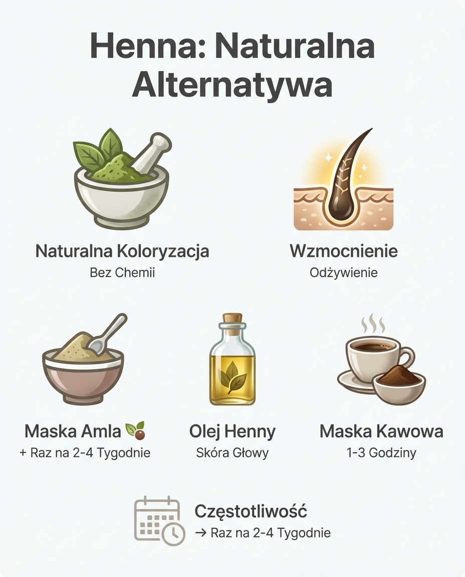 3. Henna - naturalna alternatywa dla farby
Henna jest jedną z najstarszych na...