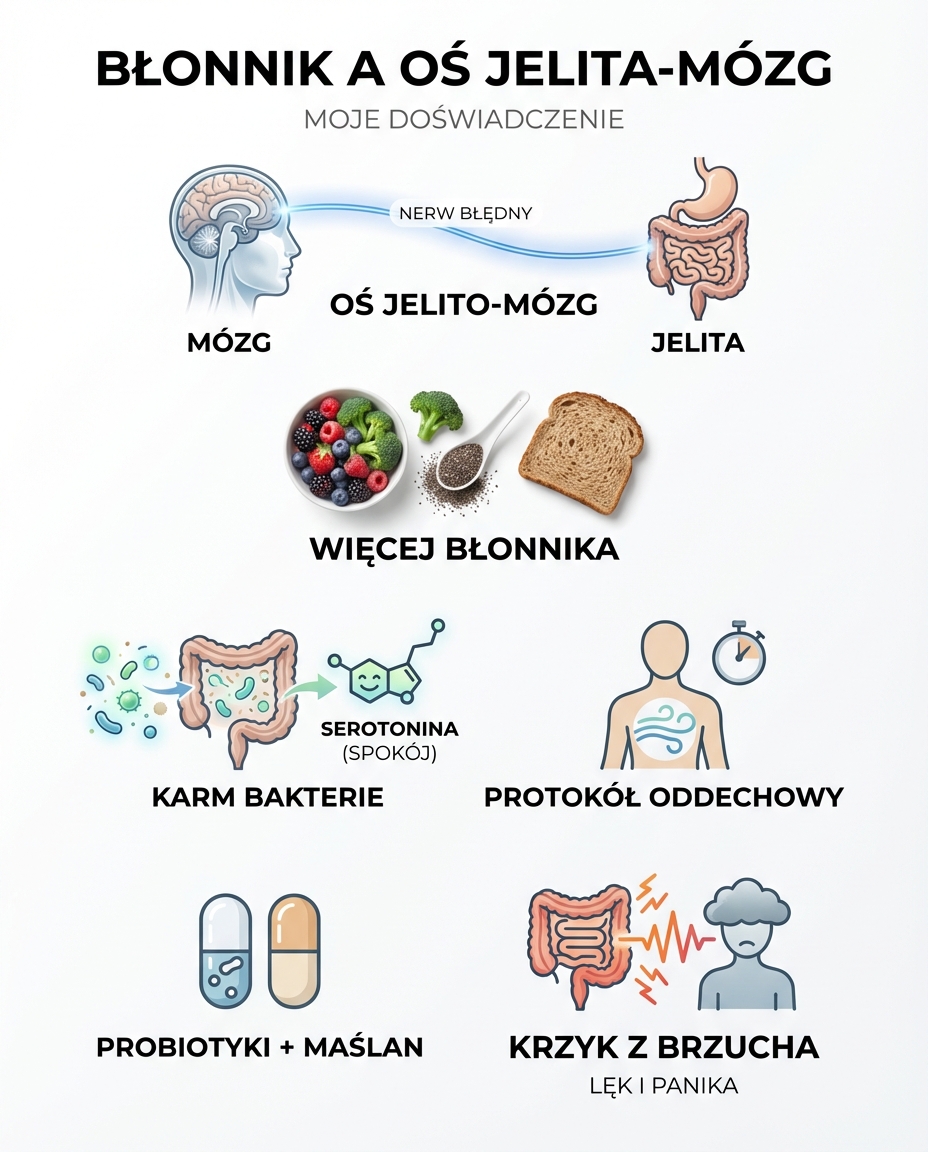 Błonnik a oś jelita-mózg - moje doświadczenie
Kiedy zacząłem świadomie zwięks...