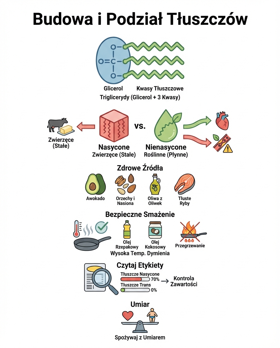 Budowa chemiczna i podział tłuszczów