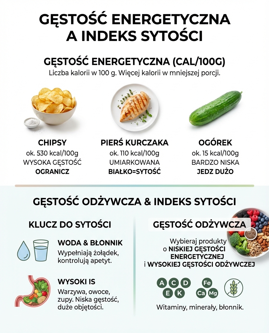 Co to jest gęstość energetyczna i jak różni się od indeksu sytości?
Gęstość e...