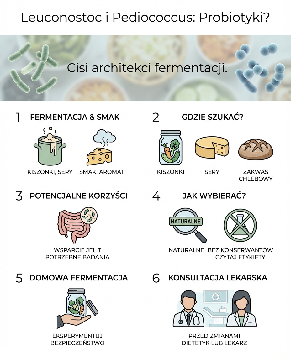 Czy bakterie Leuconostoc i Pediococcus są probiotykami?
W fascynującym świeci...