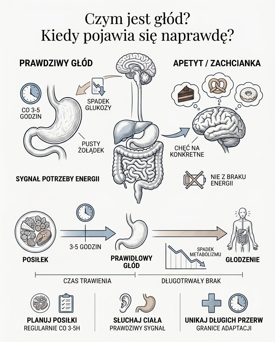 Czym jest głód i kiedy pojawia się naprawdę?
Głód to fizjologiczna reakcja or...