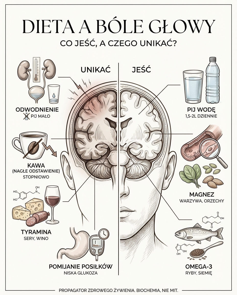 Dieta a bóle głowy: co jeść, a czego unikać?
Jako propagator zdrowego żywieni...