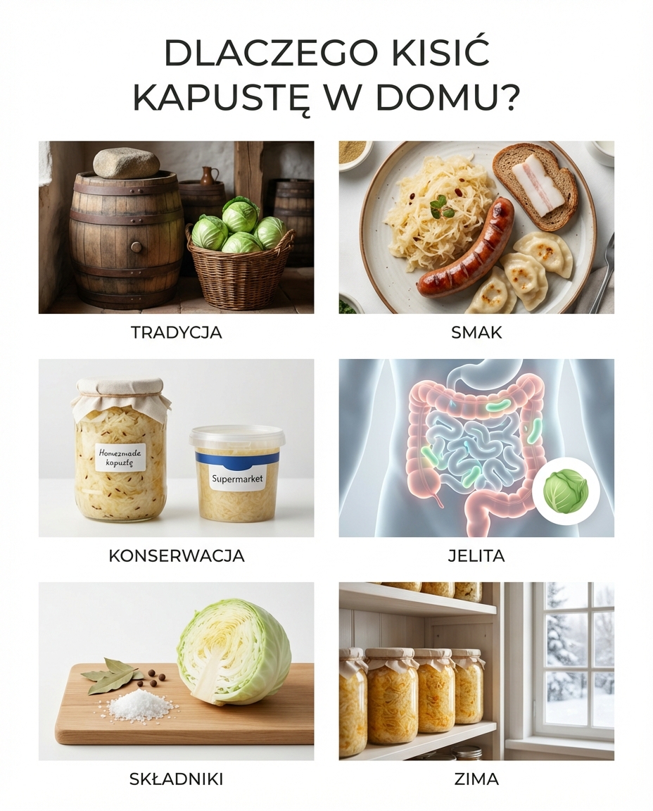 Dlaczego warto kisić kapustę w domu?
Nasze babcie i prababcie kiszonki robiły...