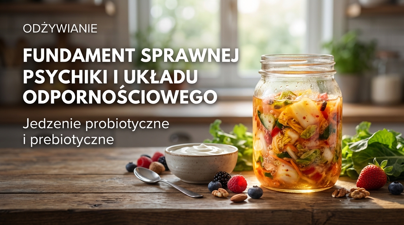 Fundament sprawnej psychiki i układu odpornościowego - Jedzenie probiotyczne i prebiotyczne
