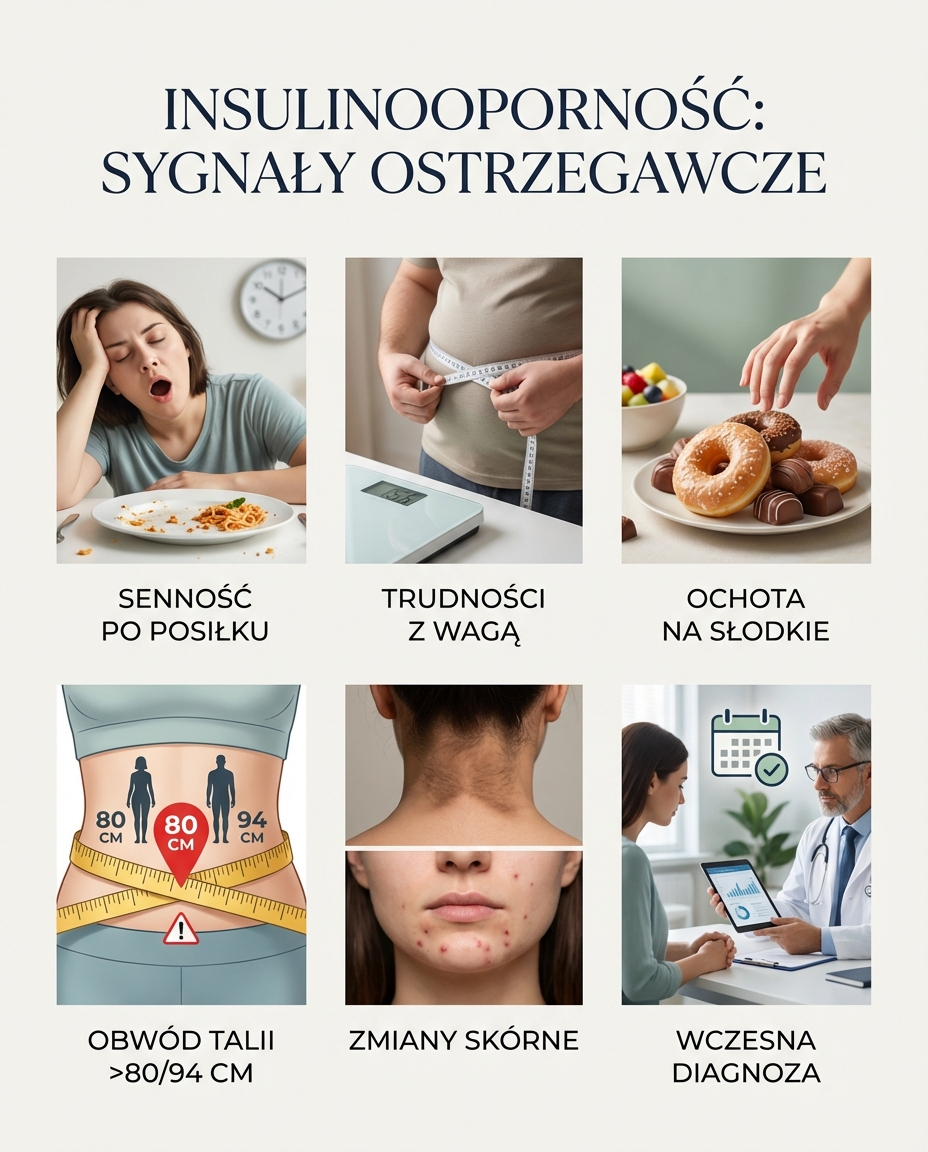 Insulinooporność jest stanem, w którym komórki organizmu stają się mniej wraż...