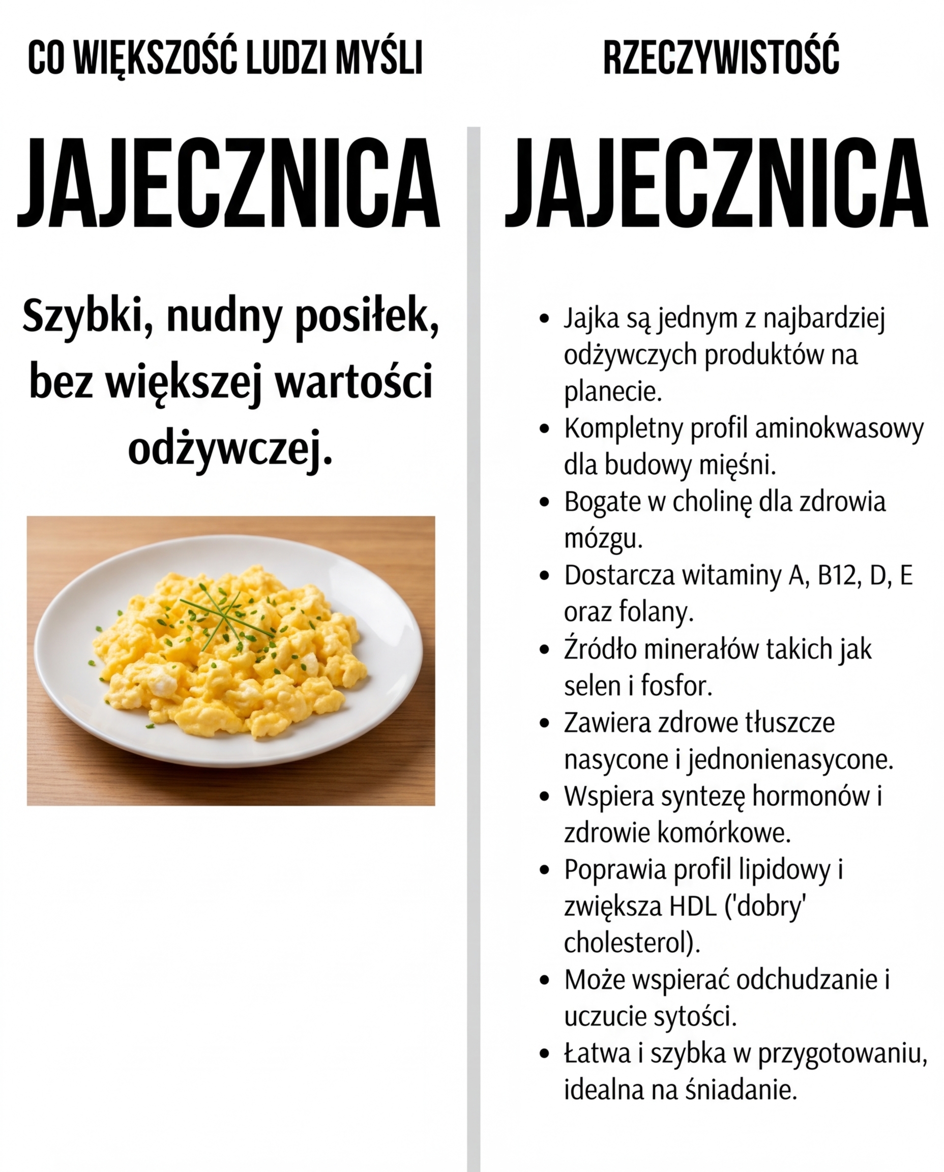 jajecznica. co myślą ludzie vs rzeczywistość, pokaż ładne zdjęcia fotorealist...