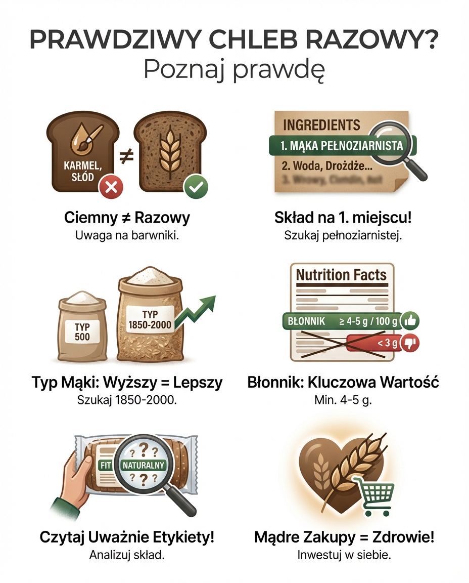 Jak rozpoznać prawdziwy chleb razowy? Producenci potrafią Cię oszukać
To jest...