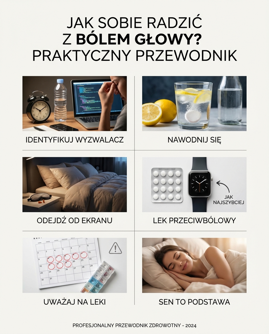 Jak sobie radzić z bólem głowy? Praktyczny przewodnik
Dobra wiadomość: większ...