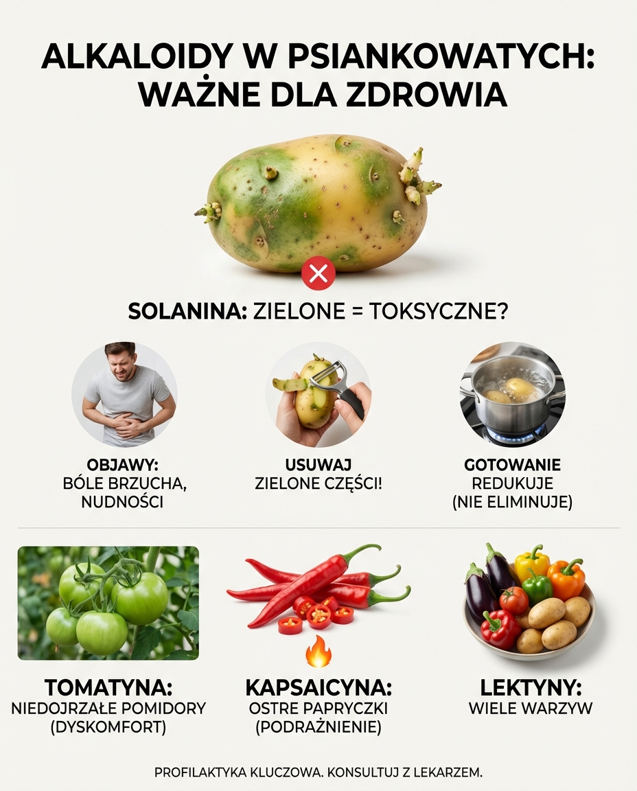 Jakie alkaloidy znajdziemy w psiankowatych i dlaczego są ważne?
W psiankowaty...