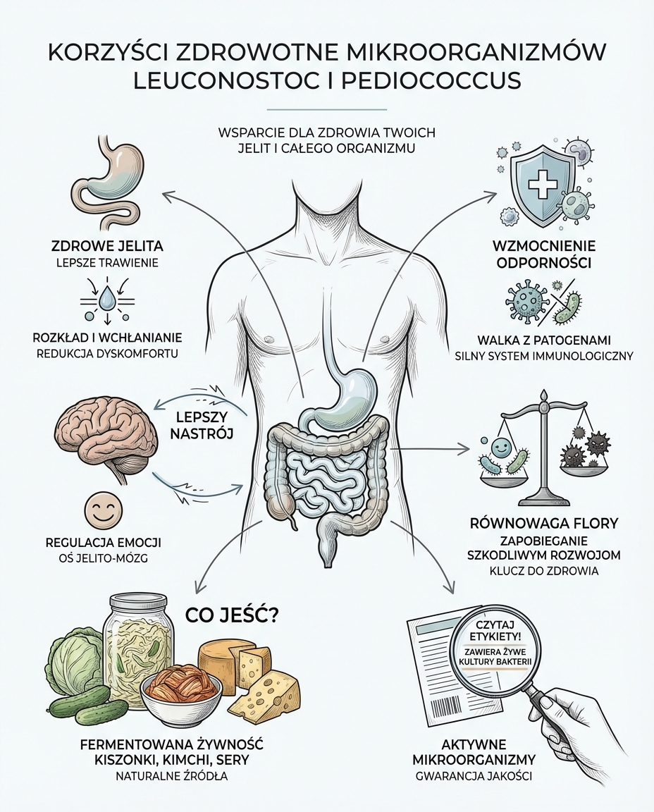Jakie korzyści zdrowotne niosą ze sobą te mikroorganizmy?
Korzyści płynące ze...