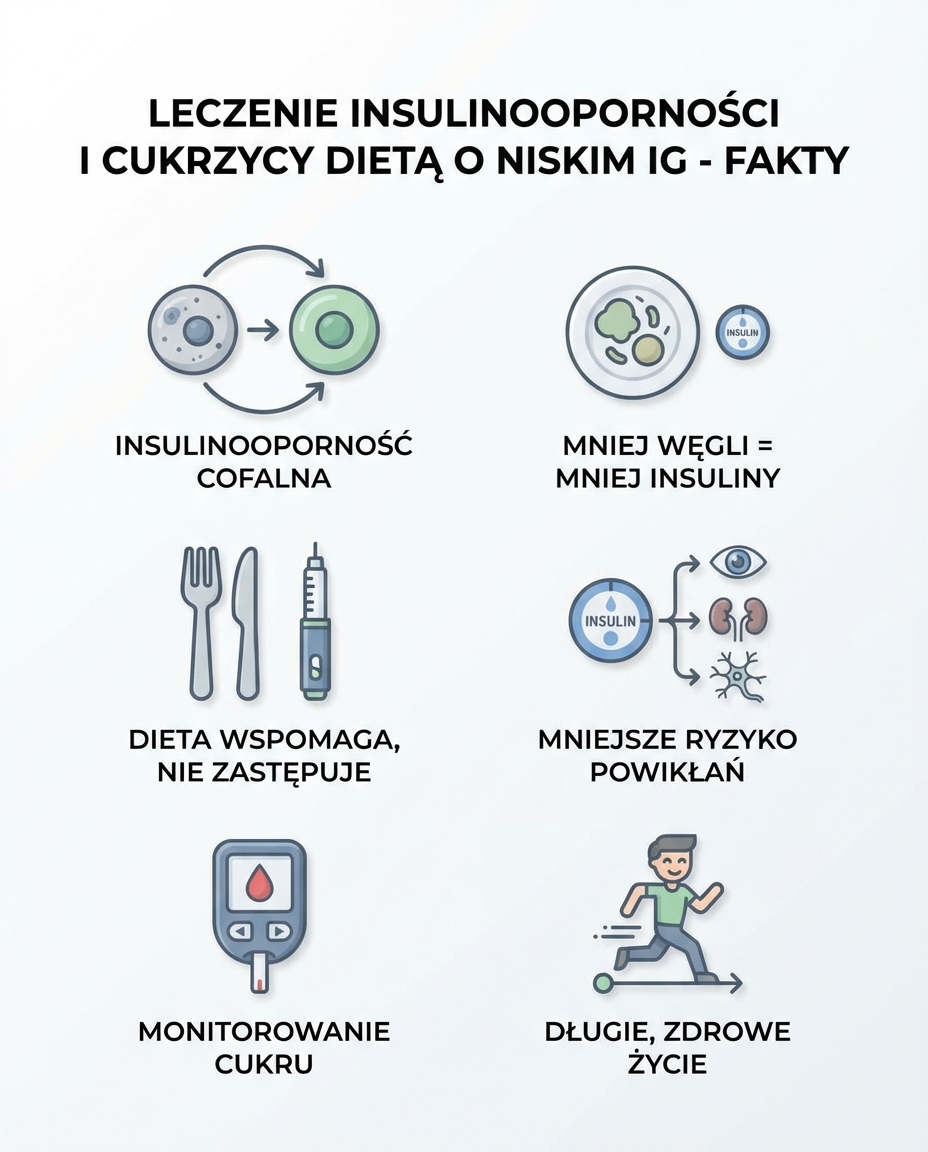 Leczenie insulinooporności i cukrzycy dietą o niskim IG - co mówią fakty?
W p...