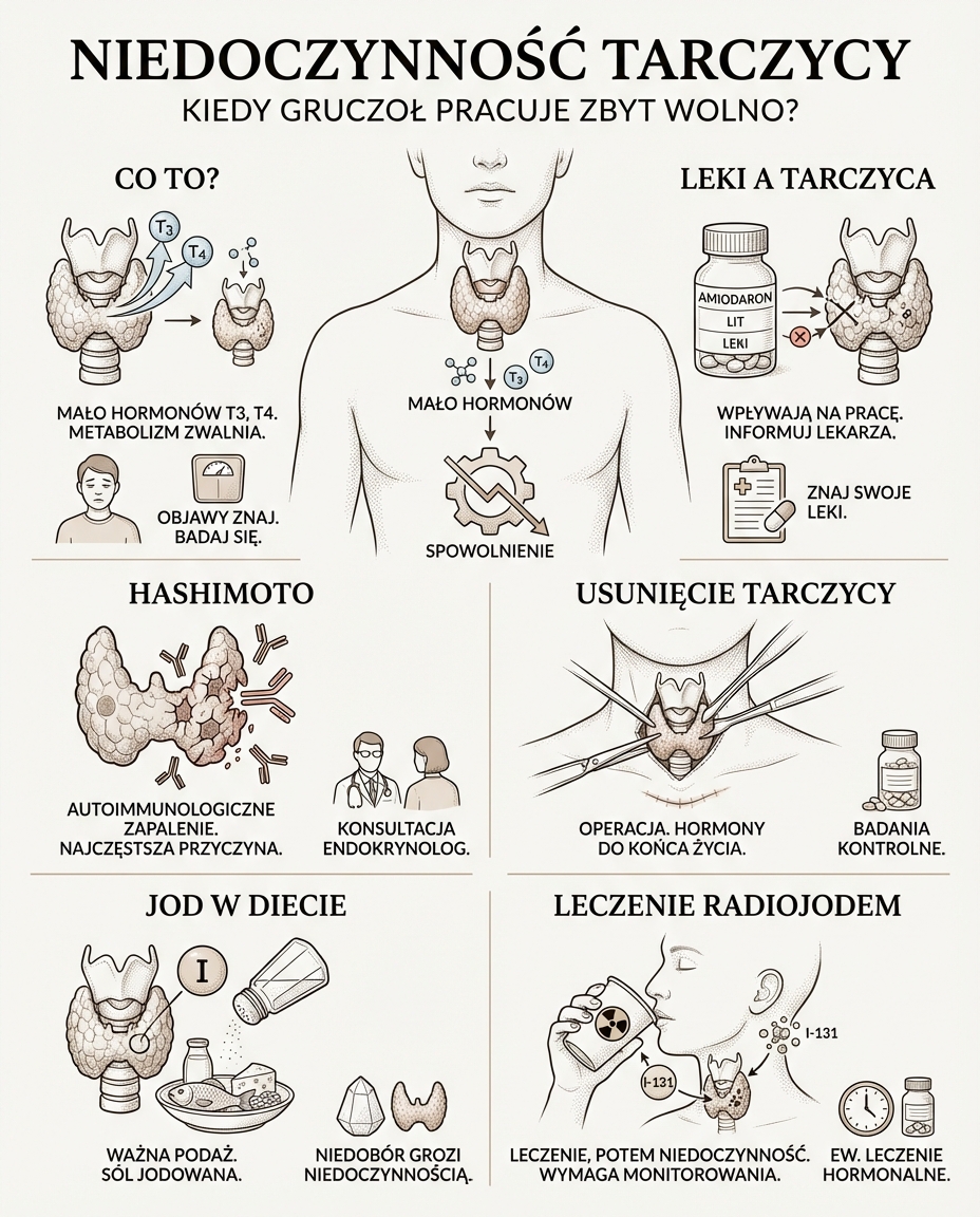 Niedoczynność tarczycy: kiedy gruczoł pracuje zbyt wolno?
Niedoczynność tarcz...