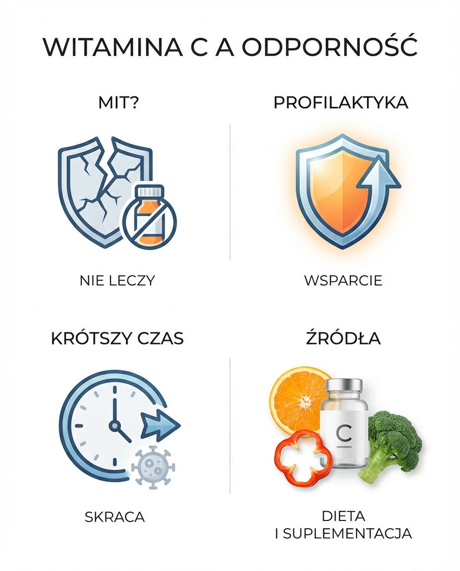 Witamina C a odporność
Witamina C jest także znanym środkiem skutecznie wspie...