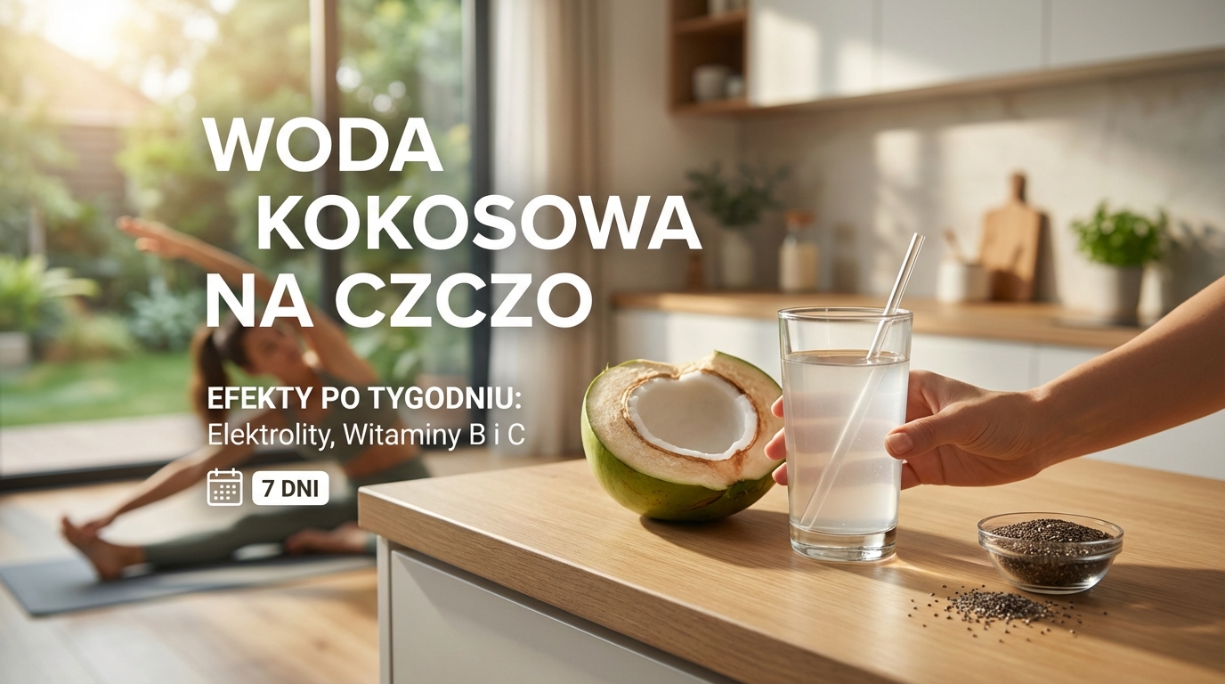 Woda kokosowa na czczo – efekty, które zobaczysz już po tygodniu