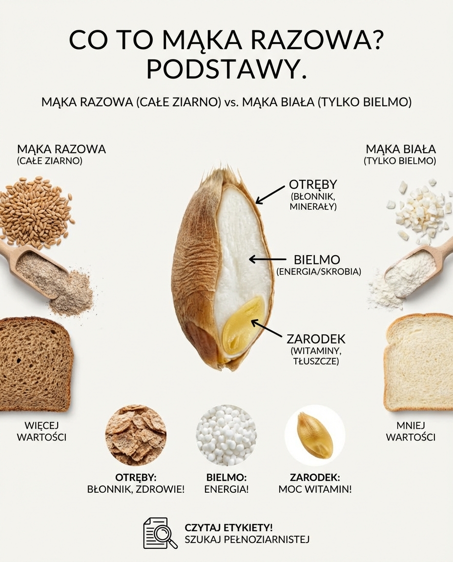 Zacznijmy od podstaw: co to jest mąka razowa?

Żeby zrozumieć różnicę między ...